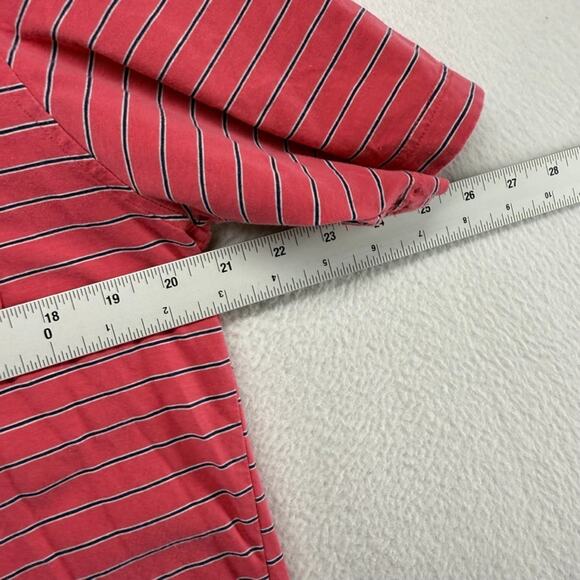 Johnnie O Polo Shirt Men's medium Pink Collared Performance Preppy Golf Office - Picture 6 of 10